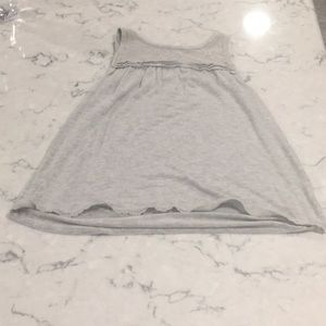 TUCKER & TATE Gray Lace Tank